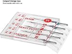 Singer Universal 04801 Heavy Duty Machine Needles, 5 Count