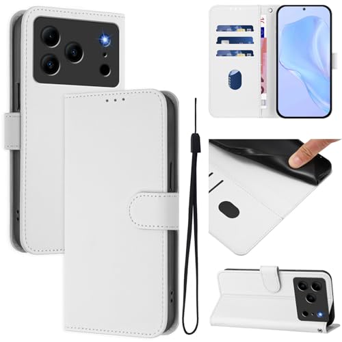 �X�}�z�P�[�X �Ή��@�� for Doogee Note 56 (Pro) / Note 56 Plus �t���b�v�X�^���h�J�[�h�X���b�g [PU���U�[ + �V�F��] White