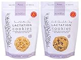 MilkBliss Soft Baked Lactation Cookies for Breastfeeding, All Natural and GMO Free Lactation Boosting Ingredients! Oats, Flaxseed, Brewers Yeast. 12 Count (2 Pack Bundle)
