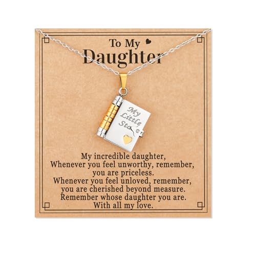 ESPVO �����u�b�N�l�b�N���X 6�y�[�W�̍�����t�� ���΂������A����l�A�������񂩂�̃M�t�g 16.2+2�C���`, 0.7 x 0.7 inches, �X�e�����X�|, ��΂Ȃ�