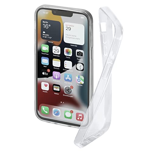 Hama Coque de Protection Transparente en TPU pour iPhone 14 Plus Transparent
