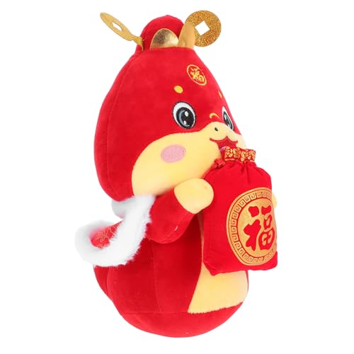 SMASOLO 年蛇年ぬいぐるみ 幸運を呼ぶ柔らかい蛇のぬいぐるみ 旧正月飾り コレクター向け抱き枕やプレゼントになソフトな干支マスコット