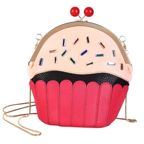 Sac à bandoulière TEHAUX rouge gâteau pour emporter l'essentiel sans encombre