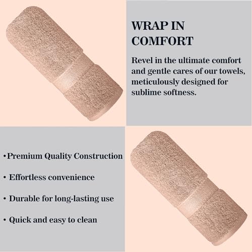 Image of Sulfar 100% Terry Ring Spun Cotton Face Towel - Quick-Dry, Highly Absorbent (480 GSM) (30 x 30 Cm) Nature Lux (Pack of 1)