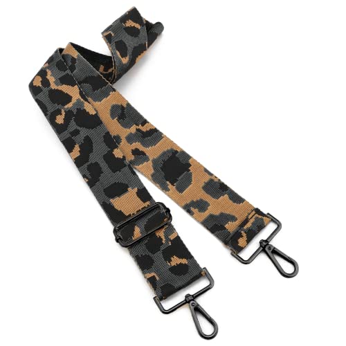 Image of ZOOEASS Nickel Buckles Wide Shoulder Strap Adjustable Replacement Belt Gun Buckles Guitar Style Crossbody Bag Strap
