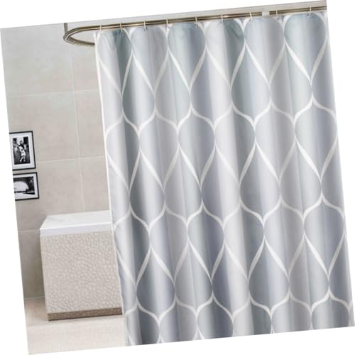 Rideau de bain imperméable en polyester chic Ipetboom pour douche moderne - 7
