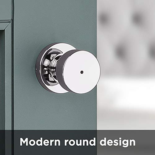Kwikset 97300-934 Pismo Door Knob, Polished Chrome #TOP3