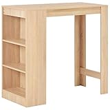 bartisch buche massiv Regalmaße: 50 x 25 x 101,5 cm (L x B x H)