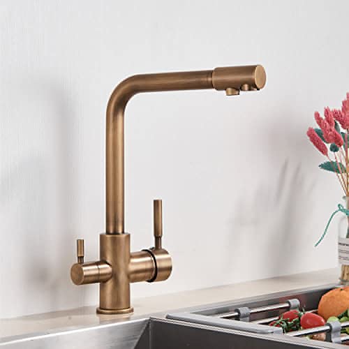 Grifo de cocina grifo con filtro de agua para eliminar impurezas en fregadero