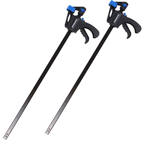 2X 600mm (24) Quick Release Clamp Large One Handed Ratcheting Bar Vice Spreader