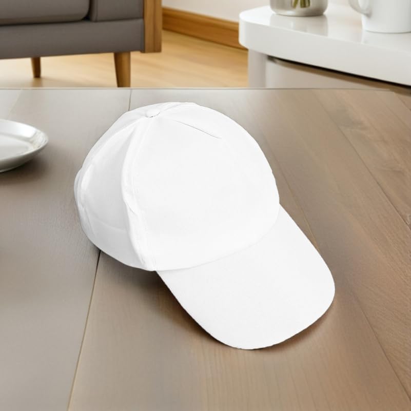 STOBOK DIY Kids Baseball Cap Adjustable Blank Cotton Hat for Painting Creative Art Projects Boys Summer Sun Protection Breathable - Image 8