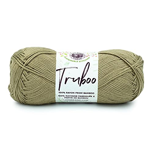 Image of Lion Brand Yarn Truboo Yarn, Khaki, 1 Skein