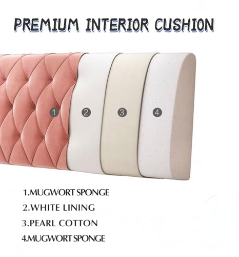 Coussin de lecture grand format 200cm gris pour dossier de lit