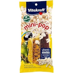 Vitakraft Mini-Pop Corn Cob Bird Treat 6 Ounce (Pack of 1)