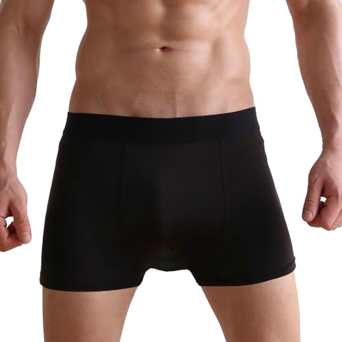 Mens Boxer Briefs Soft Stretchy Underwear Breathable Underpants Short Pants for Boyfriend Husband Dad3