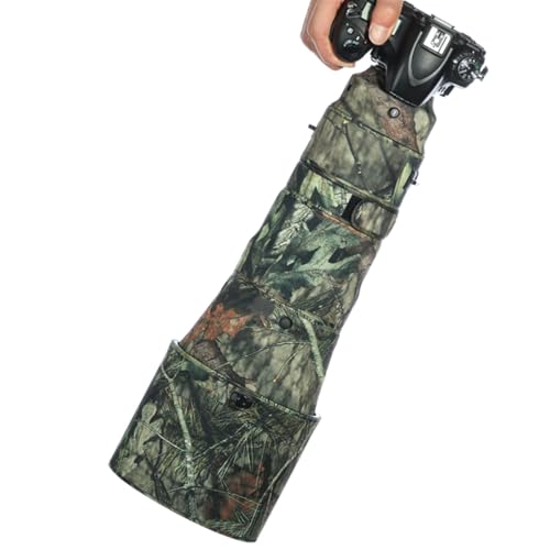 CHASING BIRDS Camouflage Waterproof Lens Coat for Nikon AF-S 400mm F2.8 E FL ED VR Rainproof Lens Protective Cover (Pine Camouflage, with 1.7X TC (TC-17E II))