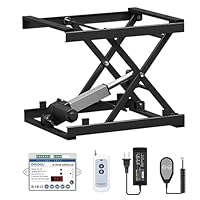 Hubtisch Elektrisch, Scherenhubtisch 100-370mm Höhenverstellbar, Scherenhebebühne Kfz mit Fernbedienung, Maximale Tragfähigkeit 60KG, für das Heben von Möbeln und medizinischen Geräten usw