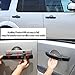 HAPPYHORSE Fit for Land Rover LR4 Discovery 4 2009-2016 / Range Rover Sport 2010-2013 Black Door Handle Protective Cover Trim ABS car Accessories (Matte Black with keyless Entry)