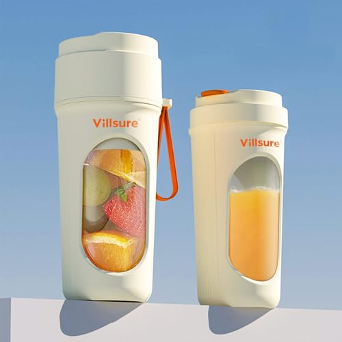 Villsure Revitalize Your Health with Premium Electric Juicers - Power through Fruits & Veggies, Quiet Operation, Sleek Design, Perfect for Smoothies, Detox Juice, and Wellness Goals