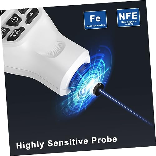 Medidor digital de espesor de recubrimiento para automóviles GANAZONO, con retroiluminación e indicador de batería, diseño compacto para mediciones precisas en superficies férricas y no férricas miniatura 4