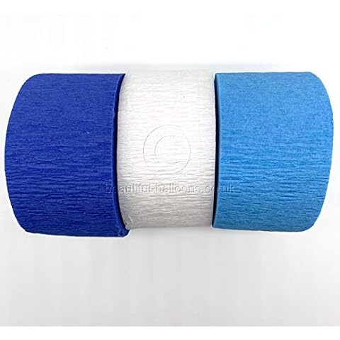 Beautiful Balloons Blue Crepe Paper Kit Cover