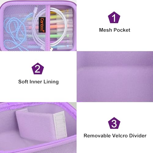 Funda rígida portátil para cámara instantánea Canboc púrpura miniatura 5