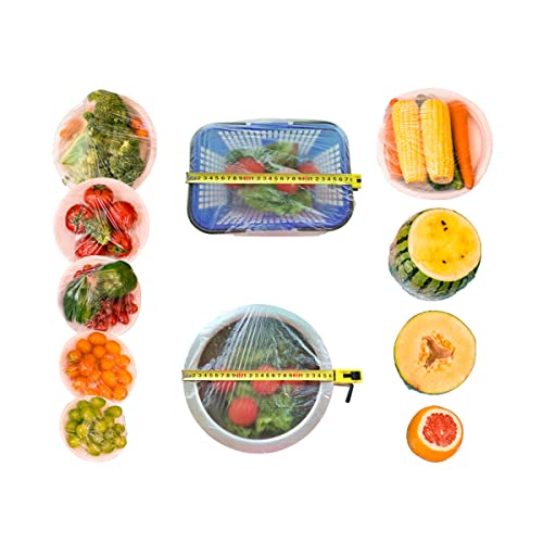 100PCS Upgraded Pre-cut Plastic Wrap Alternative to Foil Cling Wrap Sran Wrap,Used as Food Storage Covers, Fresh Keeping Bags 100pcs, Bowl Covers,Pot Lid,Keep Food Fresh,Cover Leftover