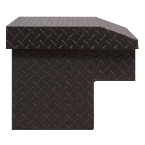 Weather Guard Model 184-52-04 41in Lo-Side Truck Box, Aluminum, Textured Matte Black, 3.0 cu ft capacity by Weather Guard - Image 5