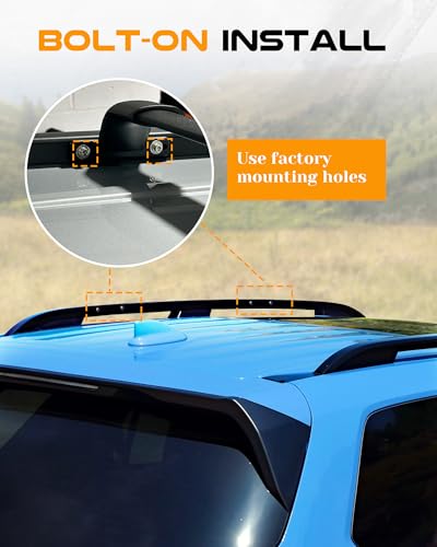 Image of Roof Rack Cross Bars Fit for 2023 2024 2025 2026 Honda Pilot Elite /Sport /Touring /Trailsport (Except LX & EX-L), Black Crossbars Luggage Carrier Bars