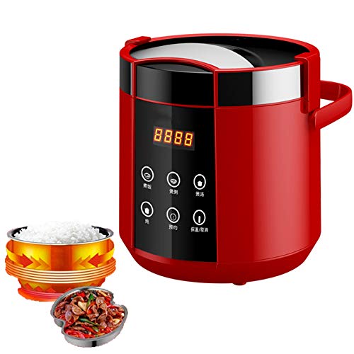 Reiskocher(1,5 L / 250 W / 220 V) Multifunktionale Intelligenter Herd, Mini Lebensmittel Bain-Marie-Kochtopf Und Die Wärme Reservierung