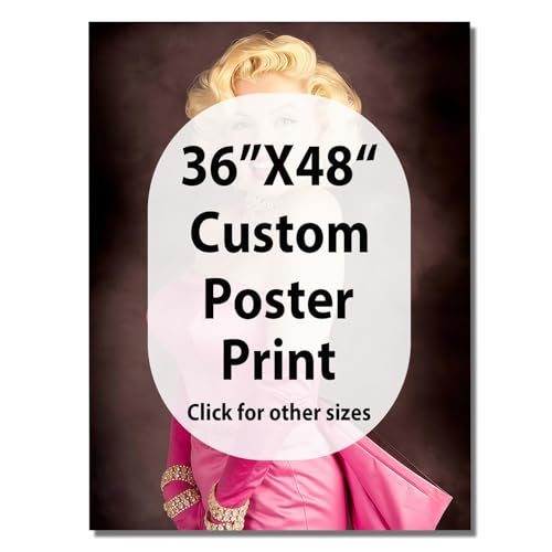 JIMUJIA Custom Canvas Art Print 36'x48' – Unframed Personalized Wall Art, Custom Photo or Portrait, Modern Artwork for Living Room, Bedroom, Office, Home Decor (36×48in, No Frame)