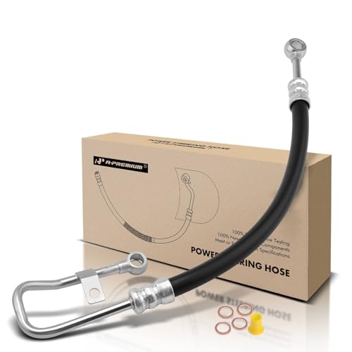 A-Premium Power Steering Pressure Hose Line Assembly Compatible with Land Rover Range Rover 1999 2000 2001 2002, V8 4.0L 4.6L, Pump To Gear/Rack Pinion