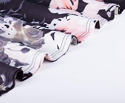 Lacavocor Womens Short Sleeve Maxi Dresses Empire Waist Long Dress - Image 5