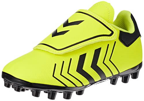 hummel Hattrick MG Jr, Zapato de fútbol, Color Amarillo, 27 EU