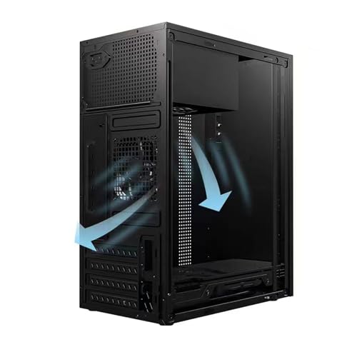 Gabinete de computadora ARrase modelo 18648, Mid Tower, estructura de acero, compatible con Micro-ATX y Mini-ITX, color Style 4 miniatura 4