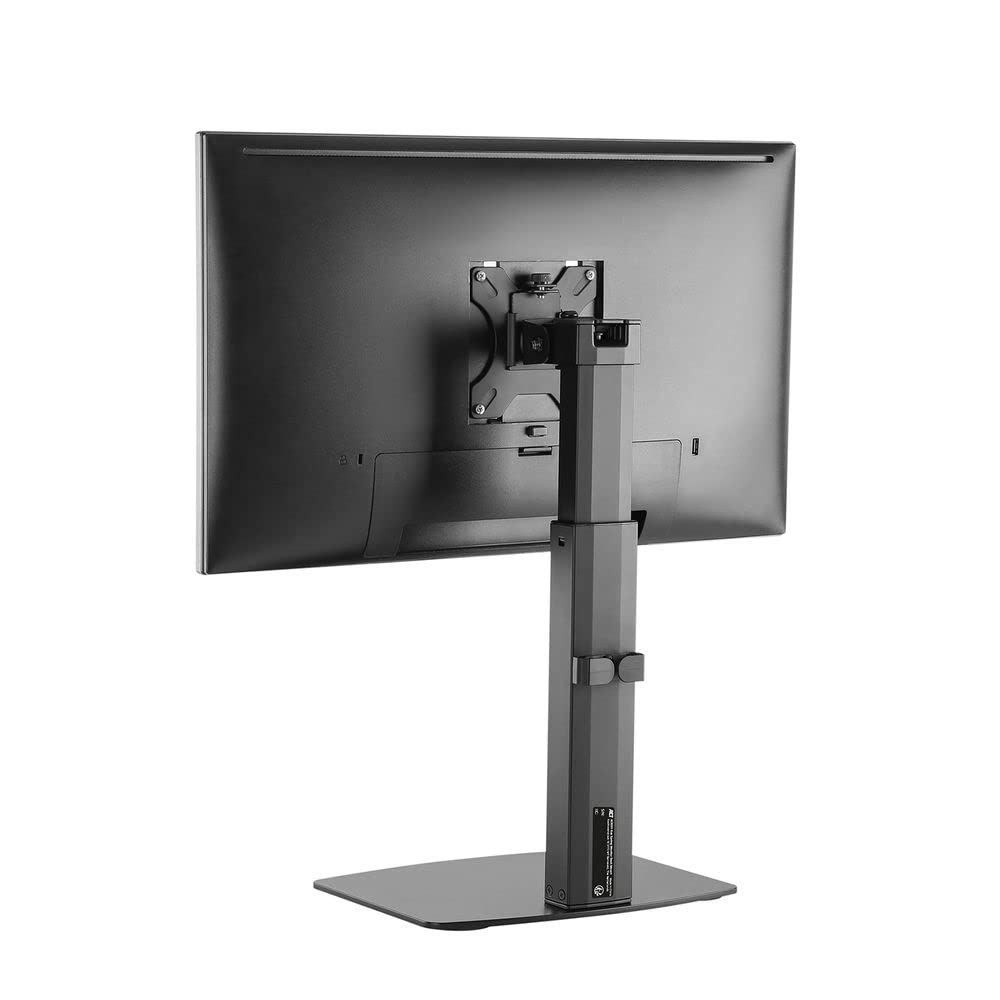ACT Braccio singolo per monitor con molla a gas fino a 32", VESA 75/100 mm, supporto per monitor, inclinazione girevole a 40°, rotazione di 90° a 360°, peso max. 7 kg – AC8331