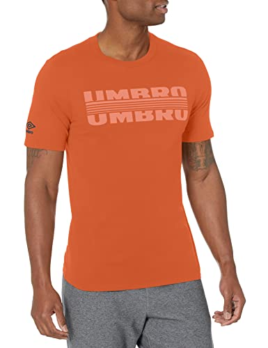 UMBRO Tonal Shirt T-Shirt Homme Orange Idéal pour Entraînement et Streetwear