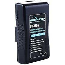 IndiPRO Tools Compact 130Wh Gold-Mount Li-lon Battery with LED Power Display