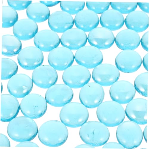 Milisten 1sacchetto Per Braciere in Vetro Ghiaia Per Acquari e Piantane Pietre Decorative Sicure Per Pesci Utilizzo Per Composizioni Floreali e Giochi d