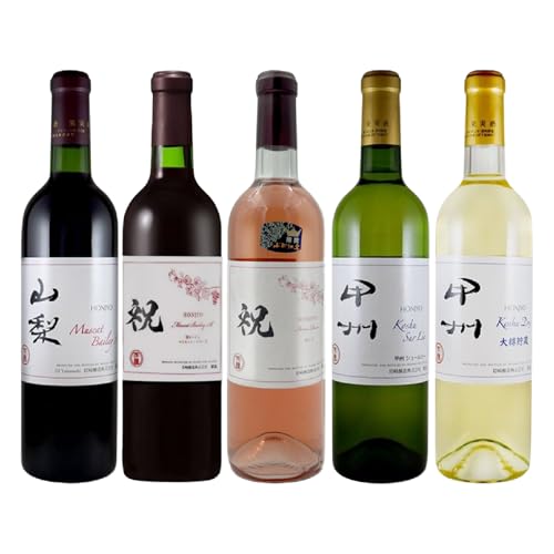 ホンジョーワインおススメ5本セット(MG)