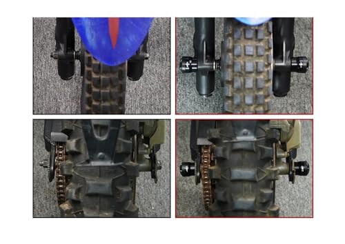Glissières de protection roue moto contre les rayures de chute