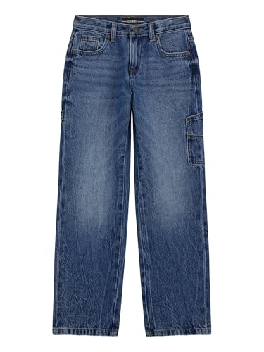 GUESS Boys' Rigid Denim Worker Pants3