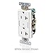 Leviton Decora Plus Duplex Receptacle Outlet, Heavy-Duty Industrial Specification Grade, Two Outlets Marked 