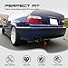 MagicDrift Rear Bumper Lip Diffuser Spoiler, Compatible with 1992-1998 BMW E36 3-Series(M-Tech 2Dr 4Dr, Not Fit M3), M-Tech Style PU Rear Lower Splitter Protector, Unpainted Black, 1PC