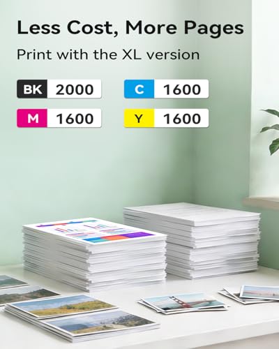 Image of EaseFusion 962XL Replacement for HP 962XL Ink Cartridges Combo Pack HP962XL HP962 Work with HP OfficeJet Pro 9010 9015 9018 9020 9025 Printers (Black /Yellow /Cyan /Magenta, 4 Pack)