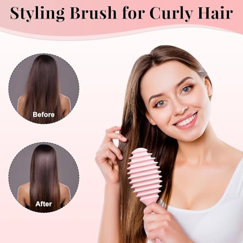 Image of Curl Defining Brush Hair Brush Styling Brush, Curly Hair Brush, Curl Define Styling Brush, Shaping & Defining Curls for Women