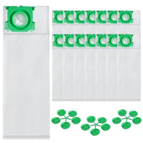 15 PACK 5093AM Vacuum Filter Bags for Sebo C/G/X Series, 300/350 Mechanical, 370 Comfort Upright Vacuum Cleaner & Windsor Sensor S12 S15 XP12 XP15 XP18 SR12 SR15 SR18 Versamatic Plus