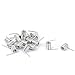 Produktbild Piero 17Pcs 0.7 5.8 8mm verzinkte kleine gerade Torsionsfeder Hardware DIY Silberton