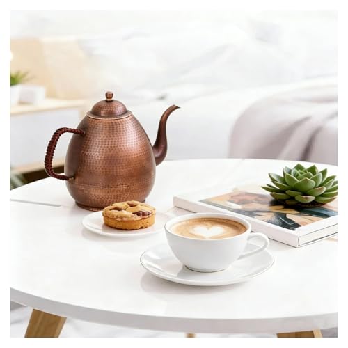 Cafetera de cuello de cisne para verter café y preparar té con capacidad de 2L 8