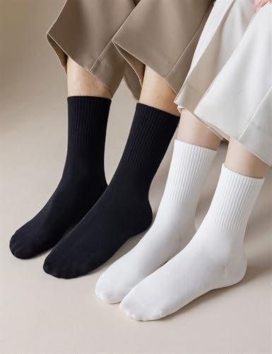 3-6 Pack Thin Crew Socks for Men Women - Soft Cotton Socks - Casual Calf Socks2